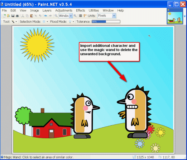 create a comic import character