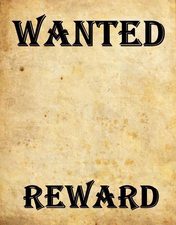 Wanted Poster Background