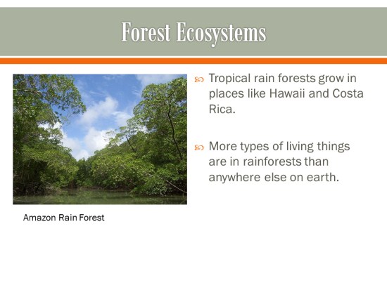 ecosystems