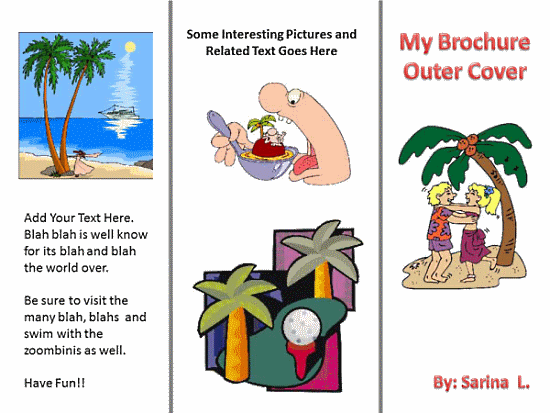 Brochure Template Layout Front