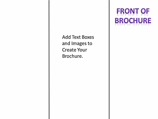Tri-Fold Brochure Template for Students