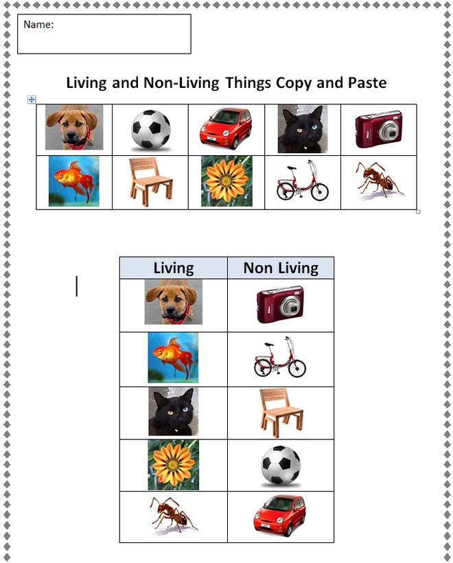 copy and paste living things