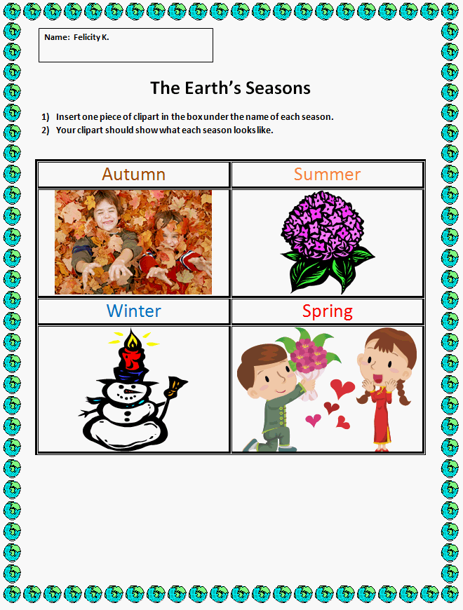 seasons of the year