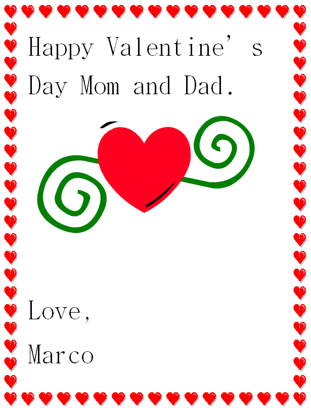 Happy Valentines Day Letter