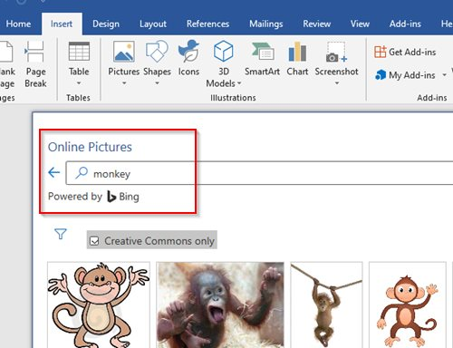 Searchng for clipart