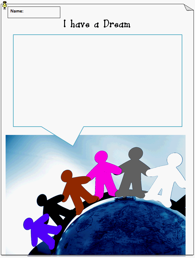 I have a Dream Student Template