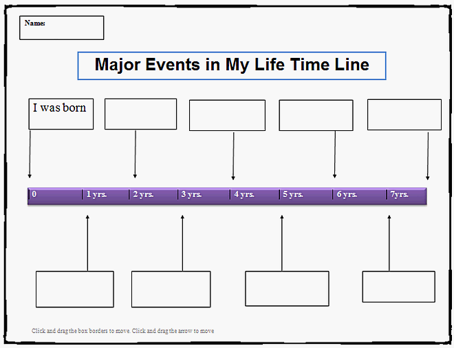 My Life Time Line Template