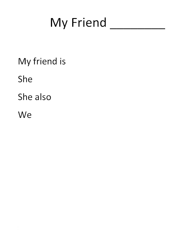 Narrative Writing Template