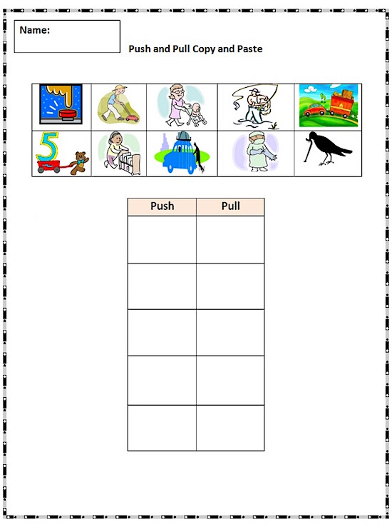 copy and paste practice sheet