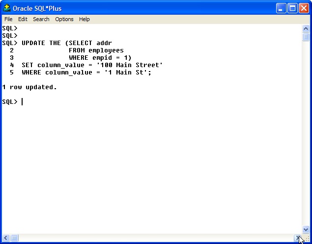 Superb Update Table Set Oracle Part - 8: UPDATE Nested Table