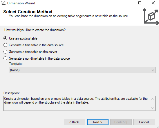 SSAS Adding Dimensions to Cube