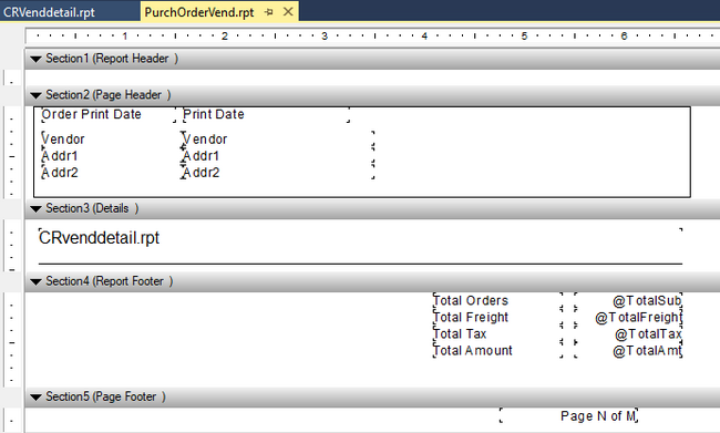 Sompleted Crystal Report Main and Subreport