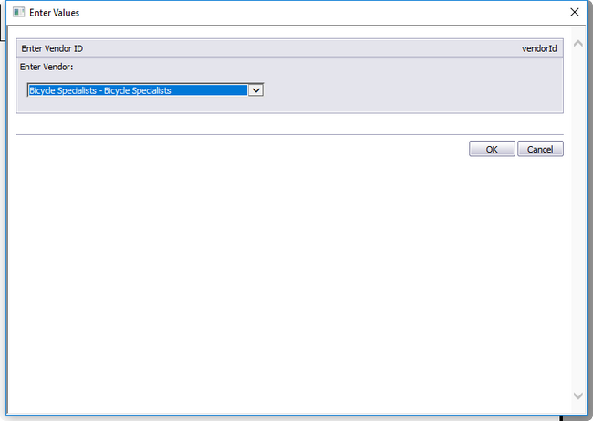 Parameter Prompt to Enter Value