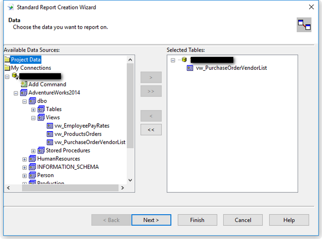 Select SQL Server View