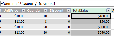 Power Pivot Additional Column & Formula