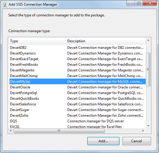 Devart Oracle Source Query